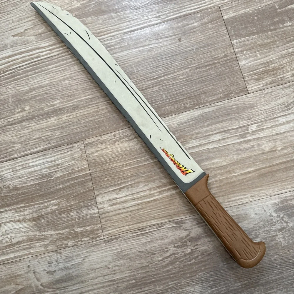 Movie Prop Foam Indiana Jones Machete‎ 21 Inch Halloween Weapon Knife VG+